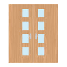 Premier External Paint Grade Ply 27G FD60 Fire Door glazing design