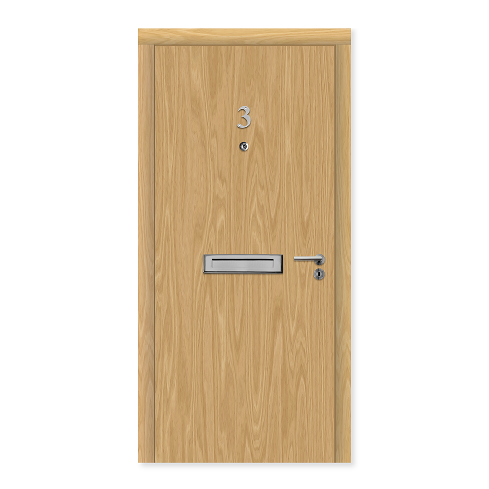 Unity Walliams Flush Bespoke Composite FD30s Solid Flat Entrance Door ...