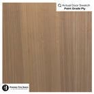 Paint grade ply door swatch showing natural wood grain texture for fire doors.