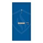 Up to 2135mm x 915mm x 44mm / 75mm-94mm / RAL 5017 Blue Premier Fire Doors