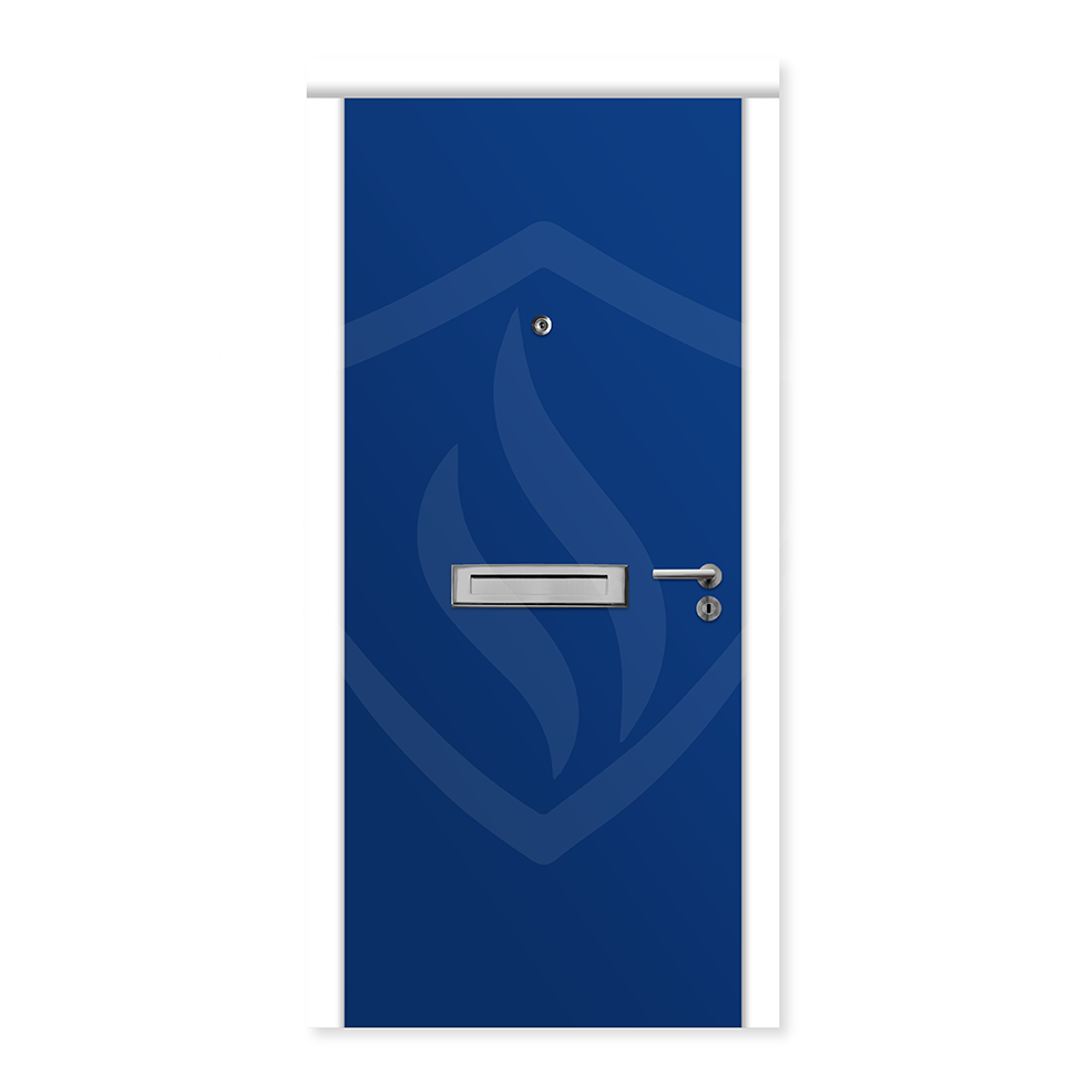 Premier Internal Bespoke Laminate E30/p Flush Fd30 fire Door RAL 5017 Blue / Up to 2135mm x 915mm x 44mm Premier Fire Doors