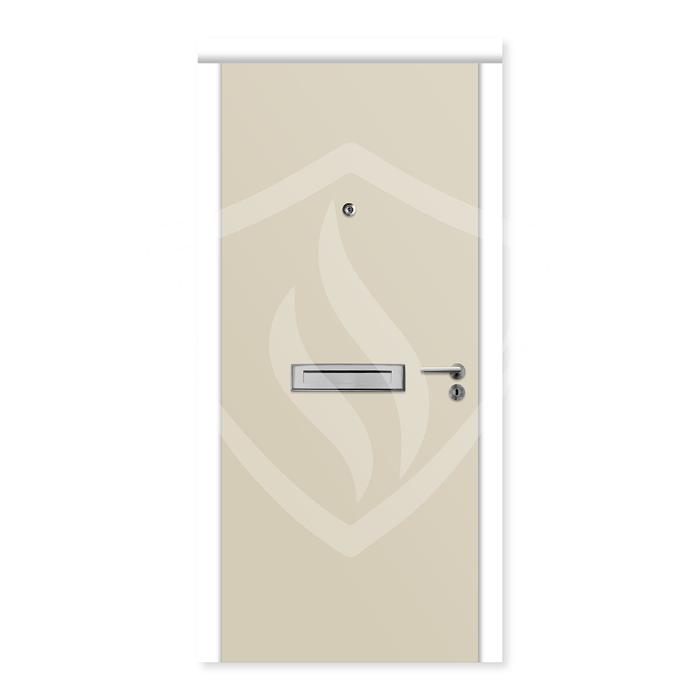 Premier Internal Bespoke Laminate E30/p Flush Fd30 fire Door RAL 9001 Cream / Up to 2135mm x 915mm x 44mm Premier Fire Doors