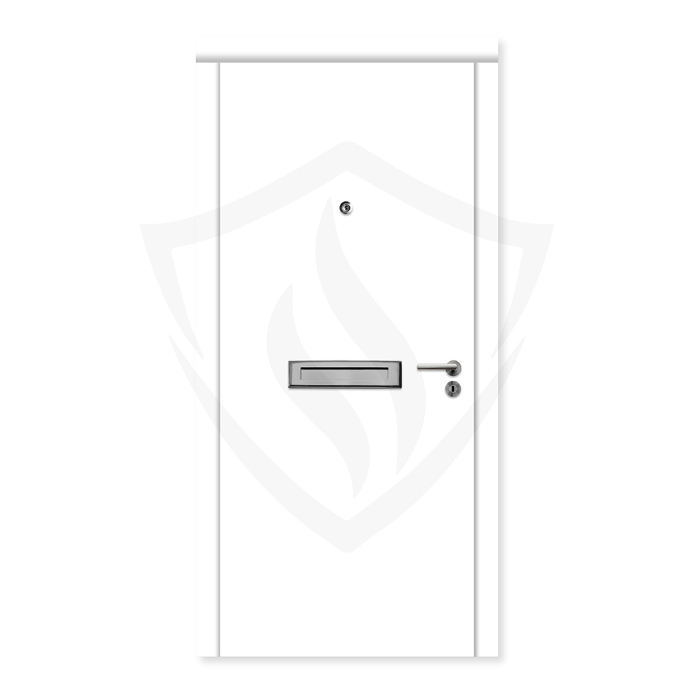 Premier Internal Bespoke Laminate E30/p Flush Fd30 fire Door RAL 9010 White / Up to 2135mm x 915mm x 44mm Premier Fire Doors