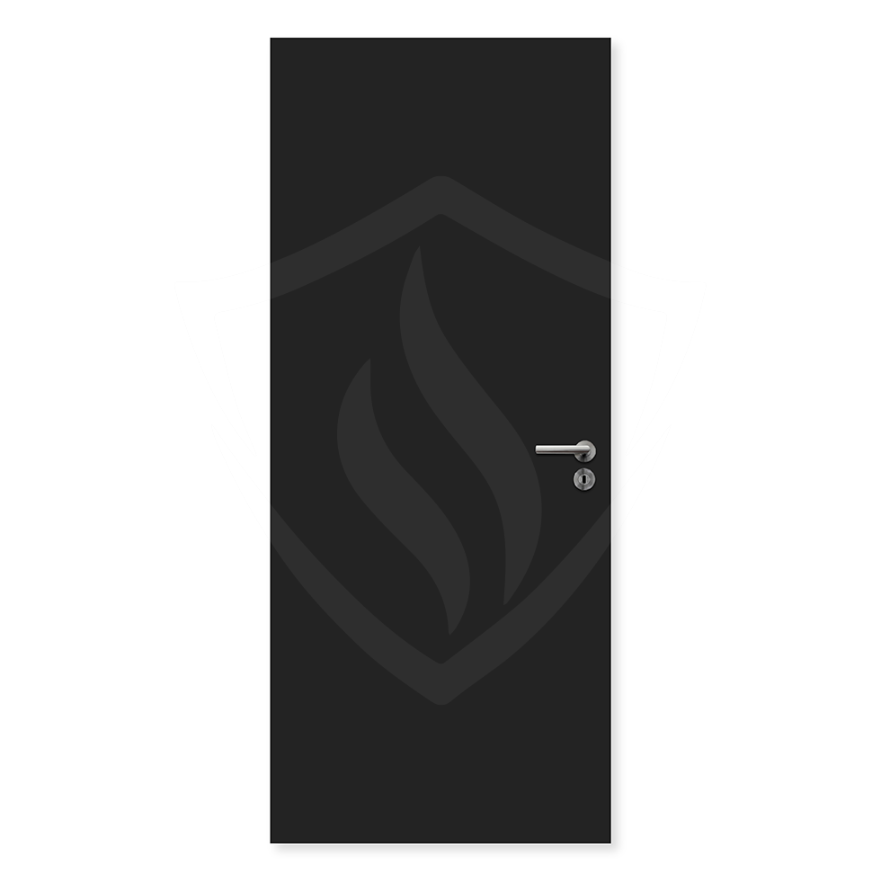 Premier Internal Bespoke Coloured Laminate E30/p Flush Fd60 Black Premier Fire Doors