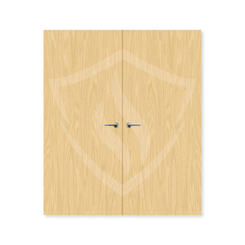 Premier Internal Ash Veneer E30/p Flush Double Fd60 fire 1981 x 762mm / 6ft 6" x 2ft 6" / Ash Veneer Premier Fire Doors