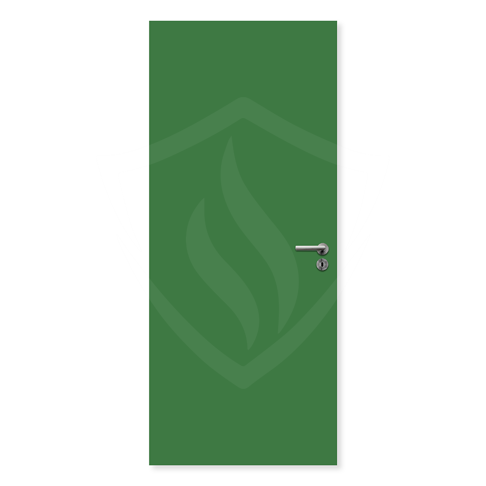 Premier Internal Bespoke Coloured Laminate E30/p Flush Fd60 Green Premier Fire Doors