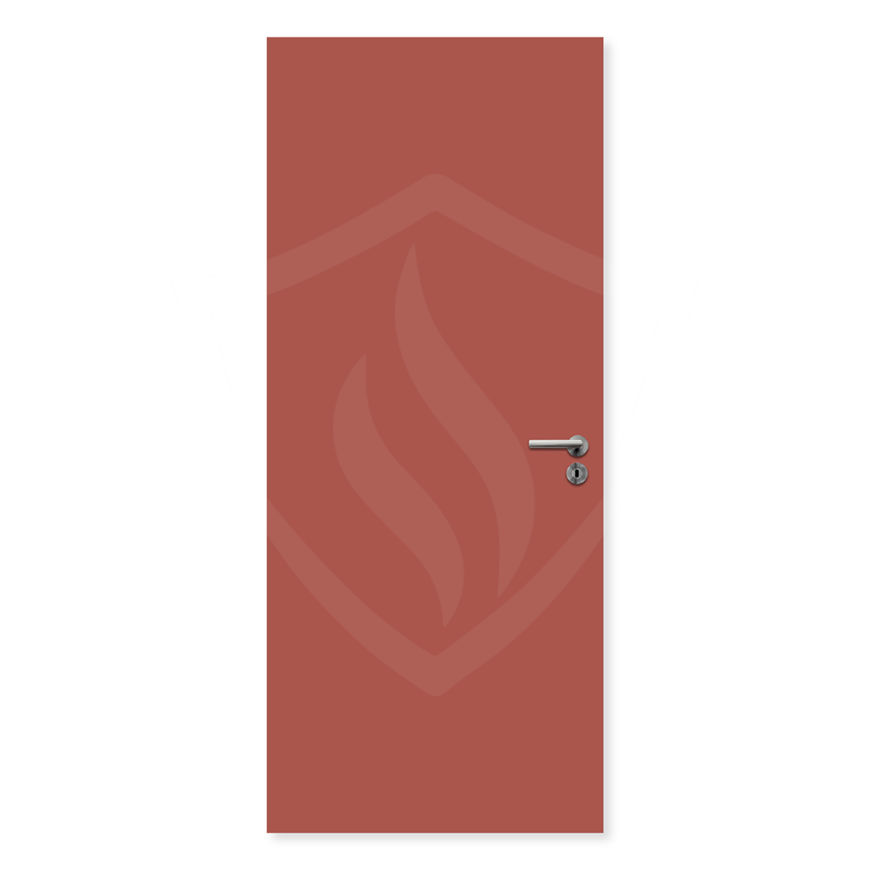 Premier Internal Bespoke Coloured Laminate E30/p Flush Fd60 Red Premier Fire Doors