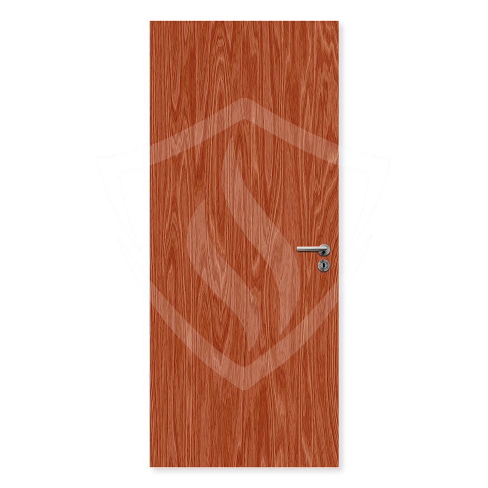 Premier Internal Bespoke Sapele Veneer E30/p Flush Fd30 fire Sapele Veneer / Up to 2135mm x 915mm x 44mm Premier Fire Doors