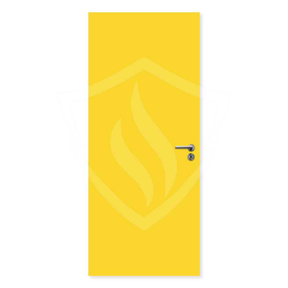 Premier Internal Bespoke Coloured Laminate E30/p Flush Fd60 Yellow Premier Fire Doors