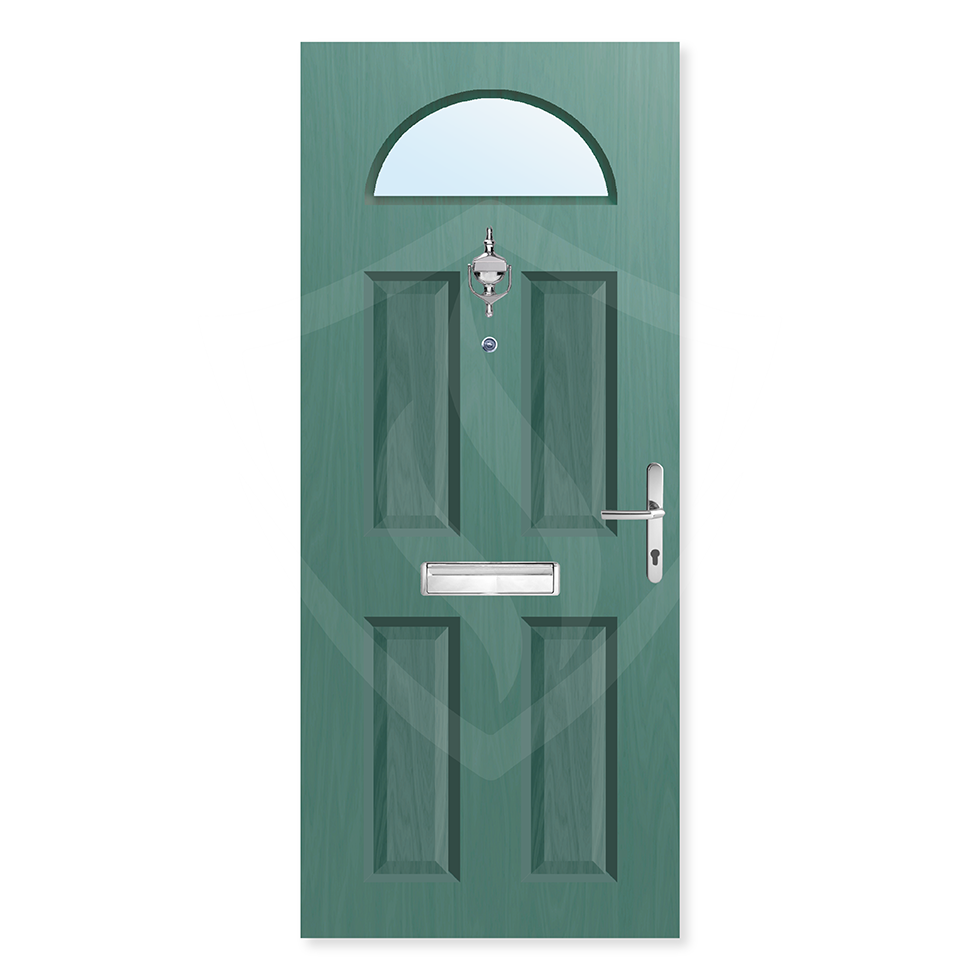Unity Gloucester Bespoke Composite FD30s Solid Flat Entrance Door-set ...