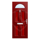 Gloucester Red Glazed Min 833x1895 Max 1012x2115 Premier Fire Doors