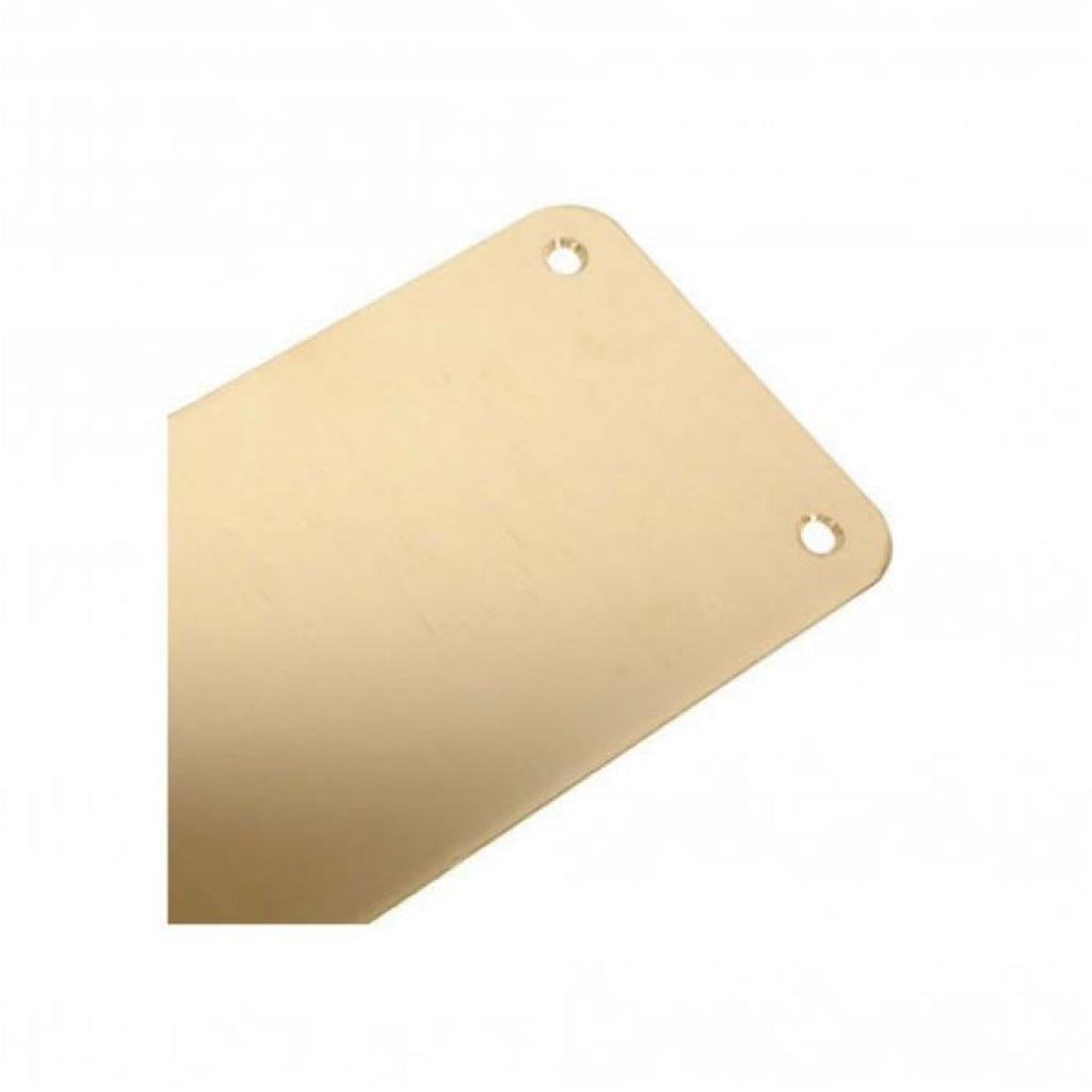Finger Plate  64 x 382mm | Premier Fire Doors Brass / 350mm x 75mm x 1.2mm Premier Fire Doors