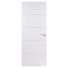 Premier Internal Horizontal 4 Line Panel Fd30 fire Door Smooth / 1981 x 610mm / 6ft 6" x 2ft Premier Fire Doors