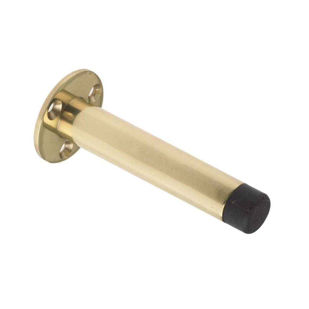 Door Stop - Cylinder with Rose  90mm - Face Fix | Premier Fire Doors Premier Fire Doors