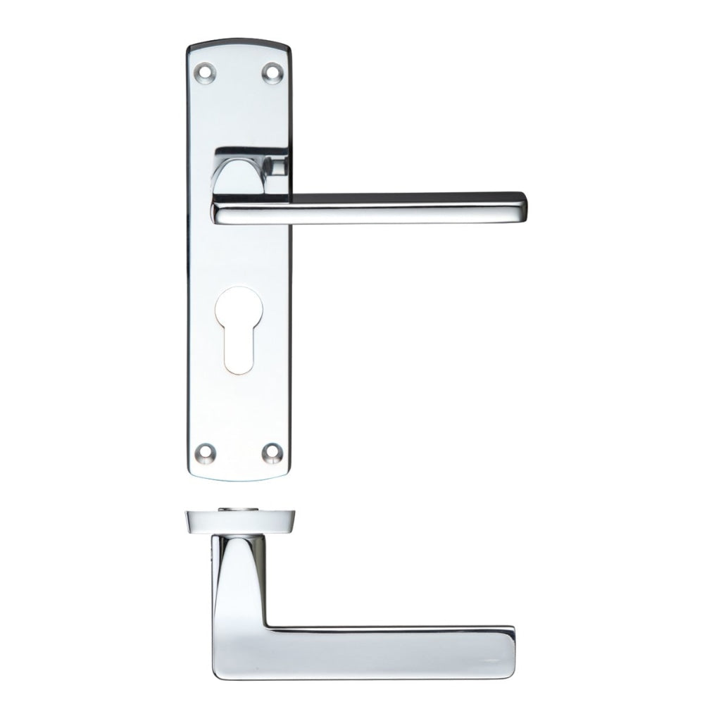 Leon Lever Euro Lock (47.5mm c/c) On Backplate | Premier Fire Doors Premier Fire Doors