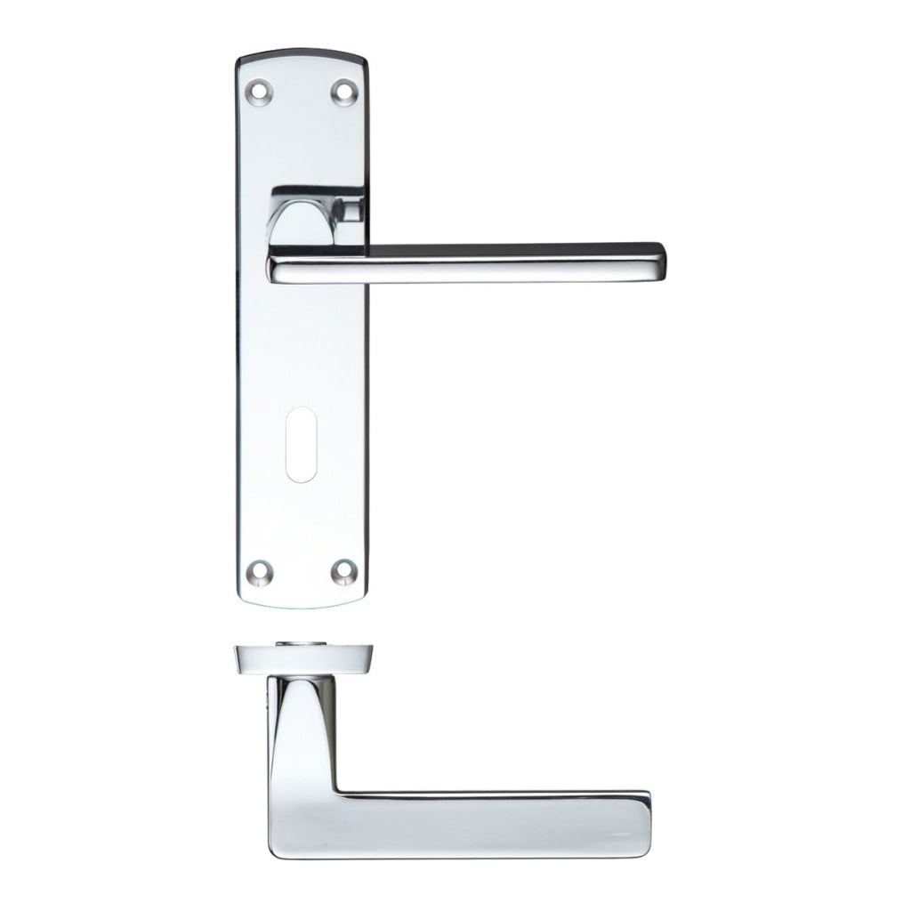 Leon Lever Lock (57mm c/c) On Backplate 170mm x 40mm | Premier Fire Doors Premier Fire Doors