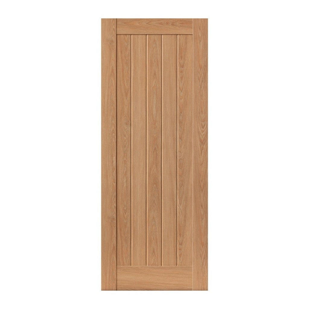 Jb Kind Internal Hudson Panel Fd30 fire Door 1981 x 610 x 44mm / Oak Wood Premier Fire Doors