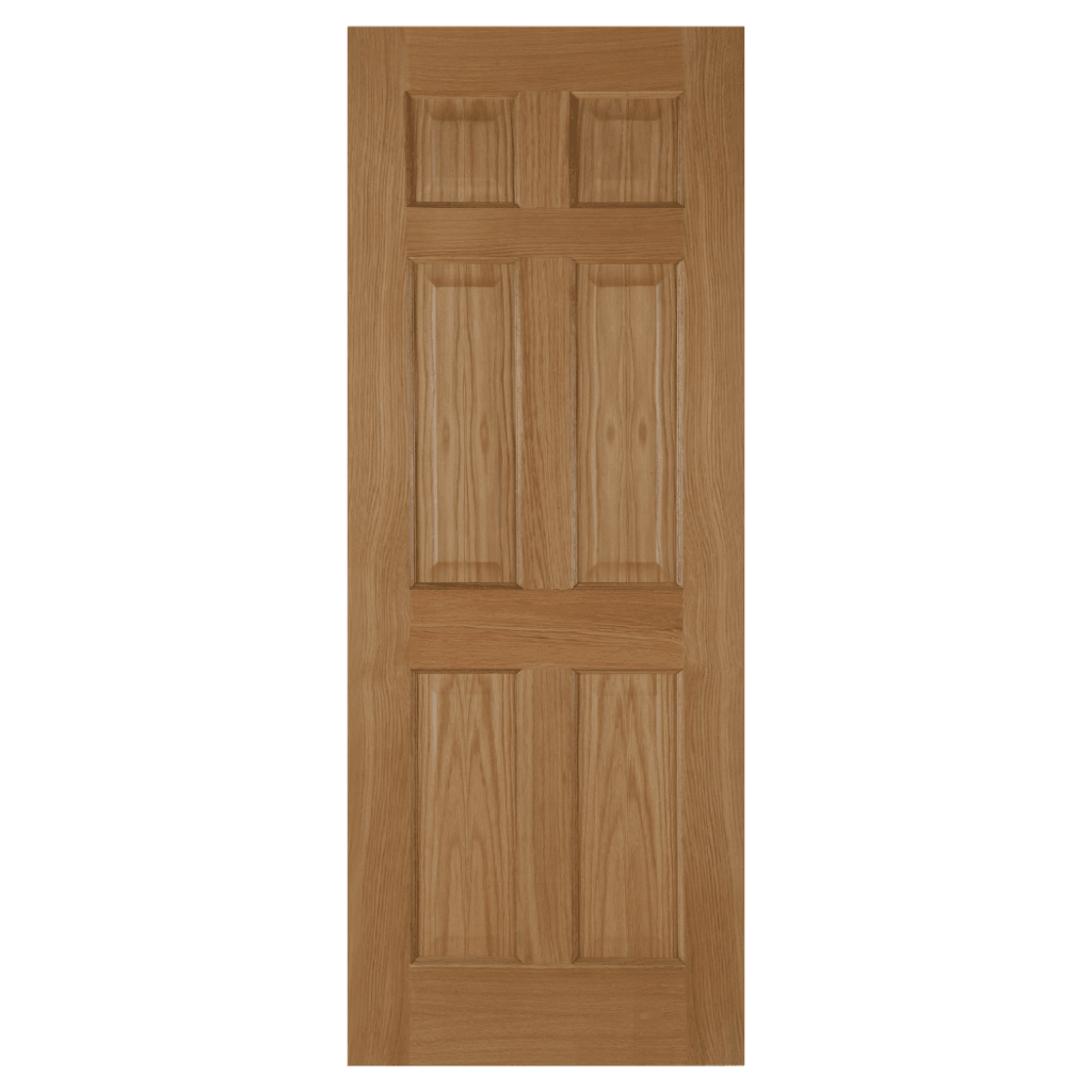 Mendes Internal Oak 6 Panel Fd30 fire Door (44 Mm) 1981 x 686mm / Oak 6 Panel Premier Fire Doors
