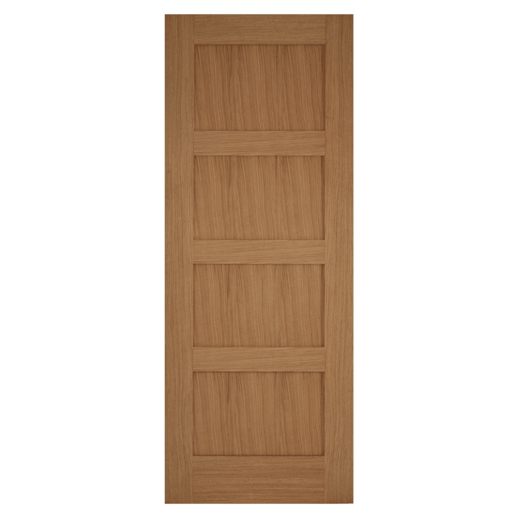 Mendes Internal Oak Contemporary 4 Panel Fd30 fire Door (44 1981 x 762mm / Oak Contemporary Premier Fire Doors