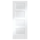 Mendes Internal White Contemporary 4 Panel Fd30 fire Door 1981 x 686mm / White Contemporary Premier Fire Doors