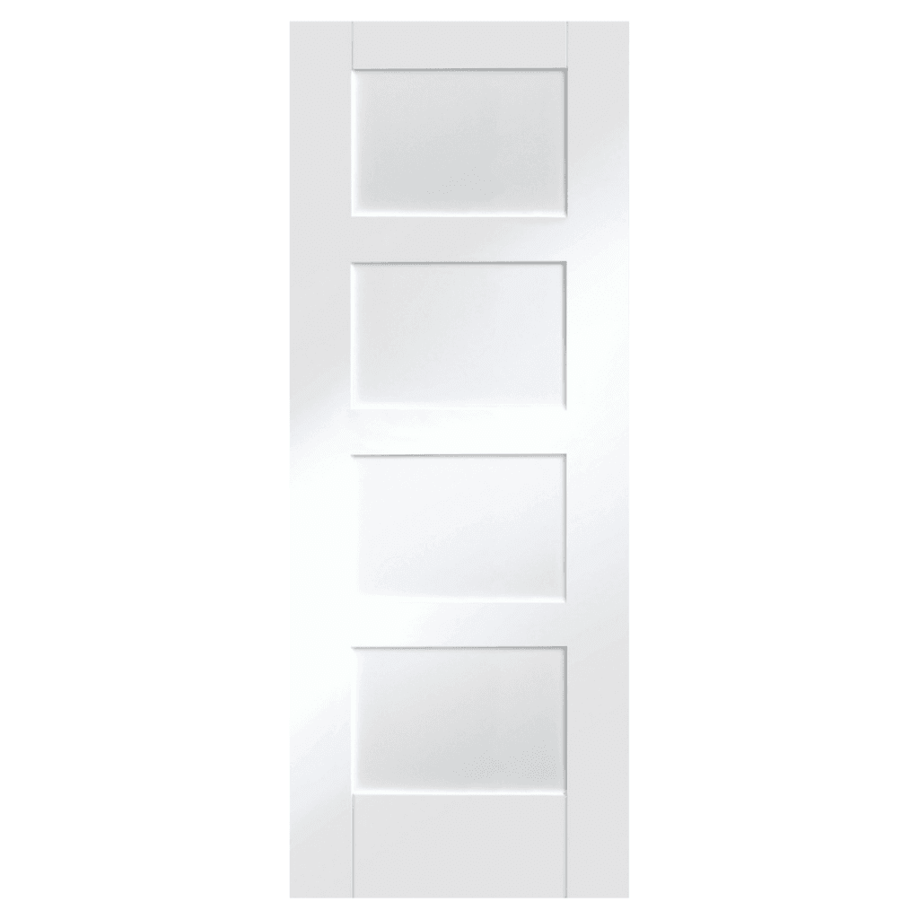 Mendes Internal White Contemporary 4 Panel Fd30 fire Door 1981 x 686mm / White Contemporary Premier Fire Doors