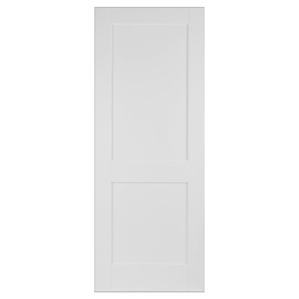 Mendes Internal White Shaker 2 Panel Fd30 fire Door (44 Mm) 1981 x 686mm / White Shaker Premier Fire Doors