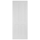 Mendes Internal White Shaker 4 Panel Fd30 fire Door (44 Mm) 1981 x 686mm / White Shaker Premier Fire Doors