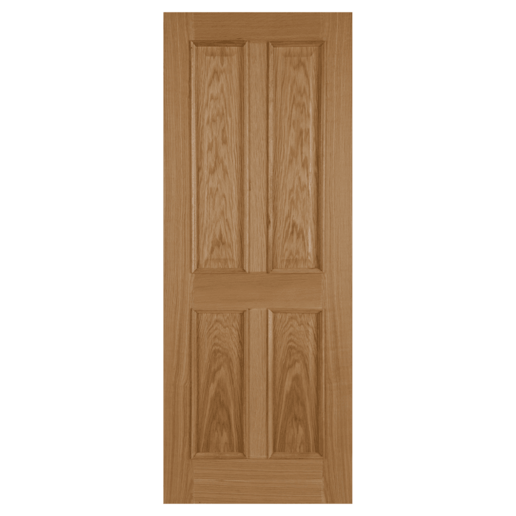 Mendes Internal Oak 4 Panel Fd30 fire Door (44 Mm) 1981 x 686mm / Oak Iris Premier Fire Doors