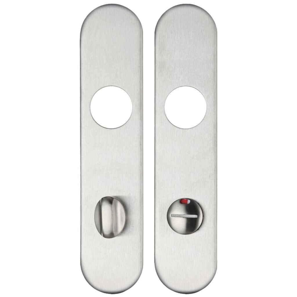 Radius Cover plate for 19 mm and 22mm  RTD Lever on Backplate - Din Bathroom/78mm Centres | Premier Fire Doors Premier Fire Doors