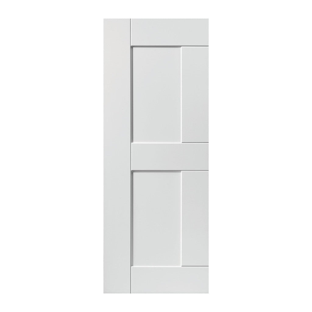 Jb Kind Internal Eccentro White Primed Panel Fd30 fire Door 1981 x 686 x 44mm / White Primed Premier Fire Doors