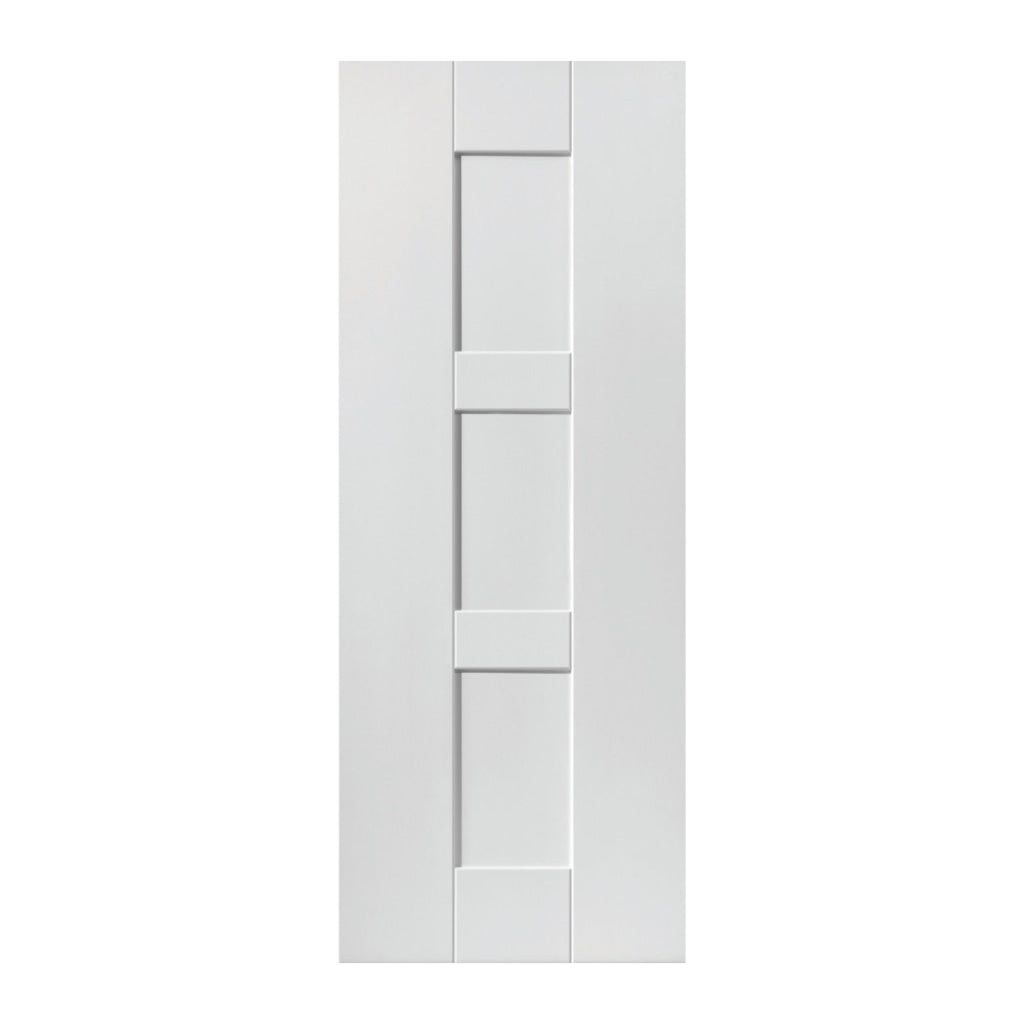 Jb Kind Internal Geo White Primed Panel Fd30 fire Door 1981 x 686 x 44mm / White Primed Premier Fire Doors