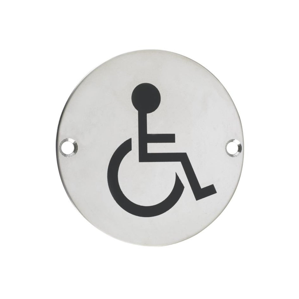 Sex Symbol - Disabled - 76mm dia | Premier Fire Doors Premier Fire Doors