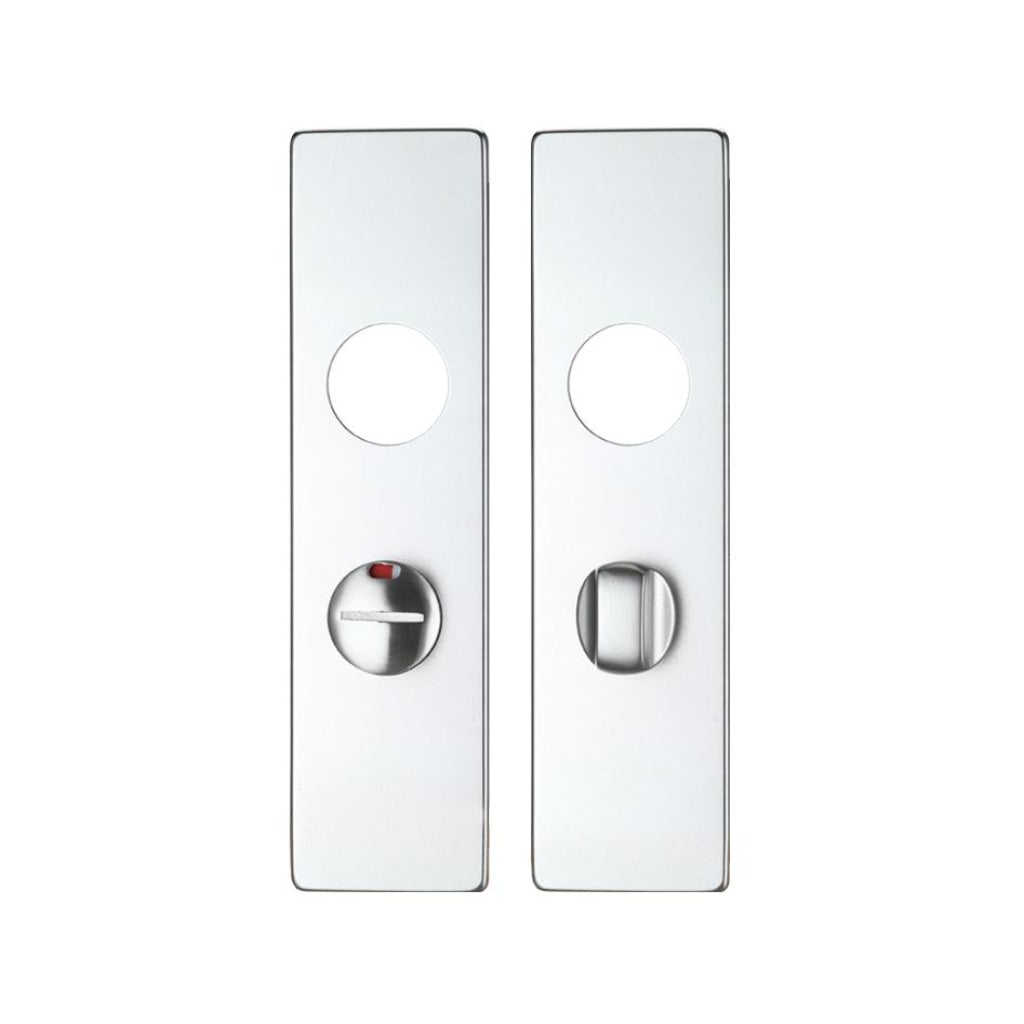 Spare Push on Bathroom Backplate for Aluminium including the Turn and release | Premier Fire Doors Premier Fire Doors