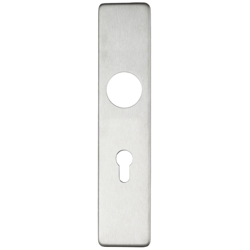 Cover plate for 19 mm and 22mm RTD Lever on Backplate - Din Euro Profile/72mm Centres | Premier Fire Doors Premier Fire Doors